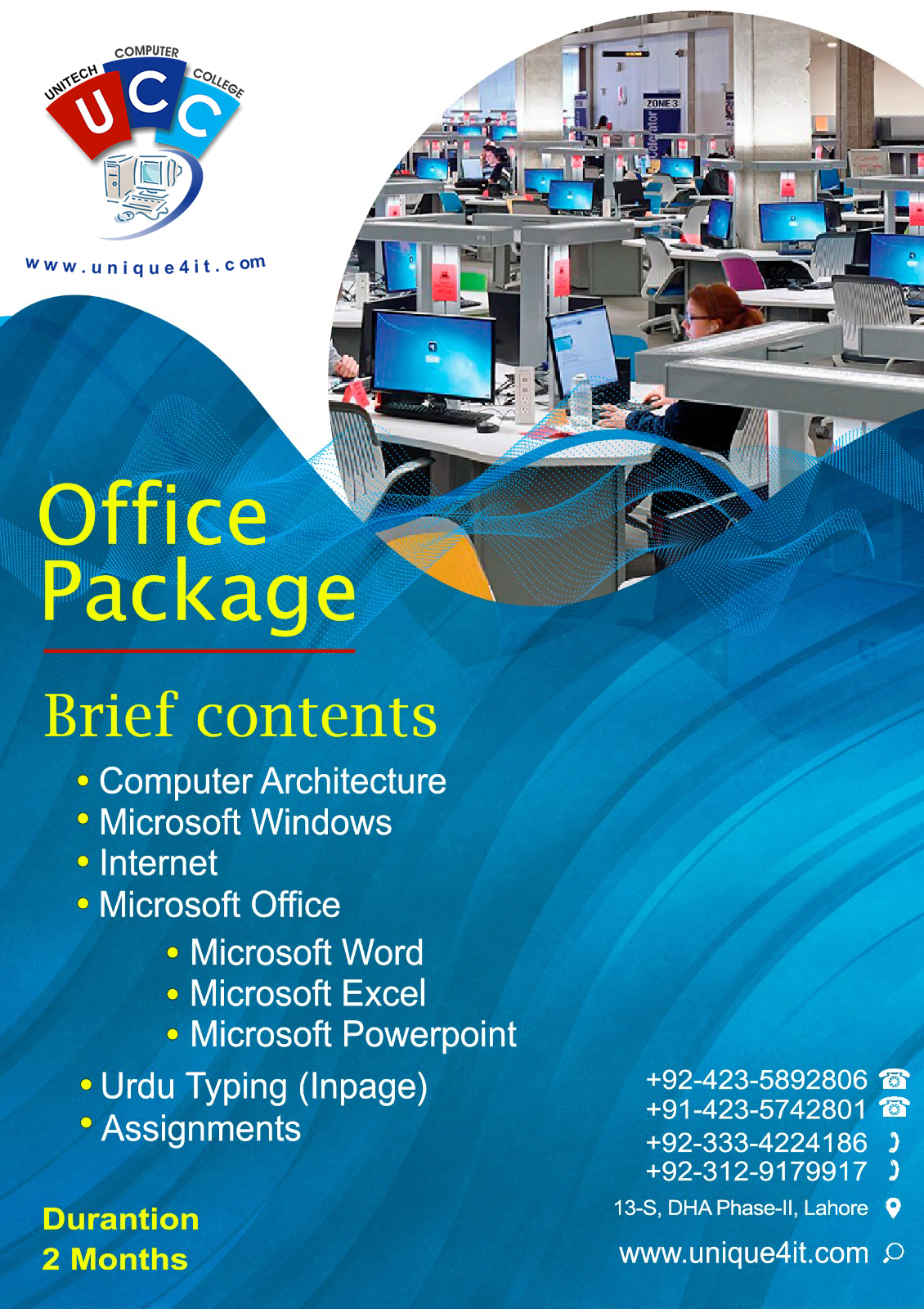 Computer Short Courses in Lahore | Basic Computer Course in Lahore